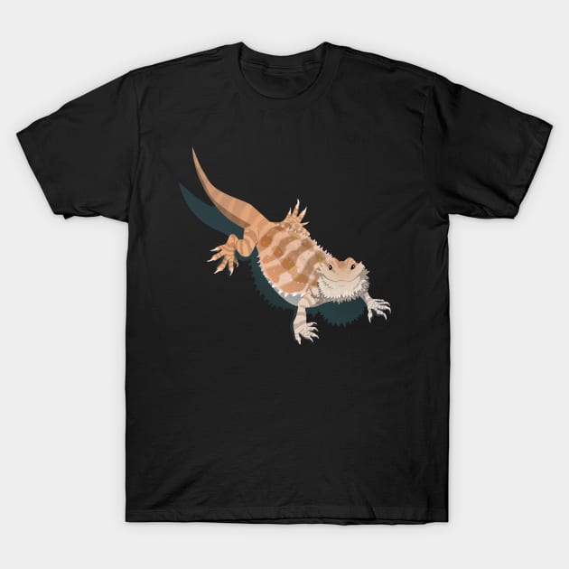 Citrus bearded dragon T-Shirt by Stormslegacy